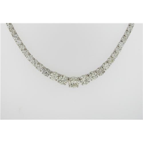 30 carat Diamond Tennis  Necklace
